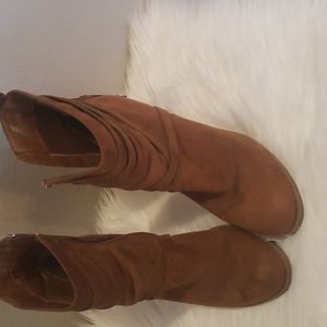 Free Suede Booties (Size 7.5) w/any purchase
